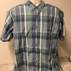 Eddie Bauer TXL Green Vented Classic Fit Shirt